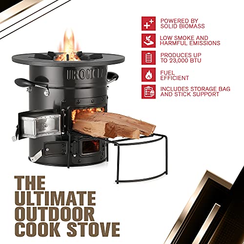 Portable Camping Wood Stove for Emergency Preparedness
