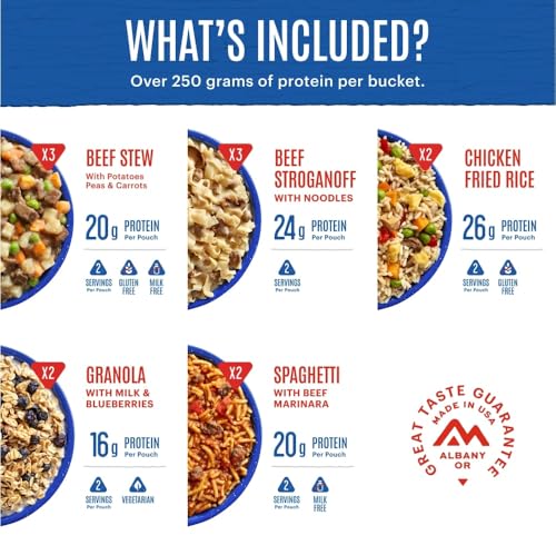 Mountain House Classic Bucket | 24 Servings