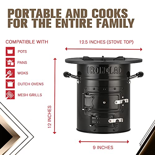 Portable Camping Wood Stove for Emergency Preparedness