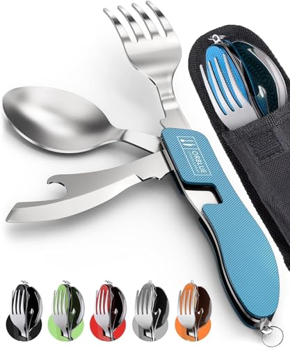 Blue Camping Utensil Set - 2 Pack