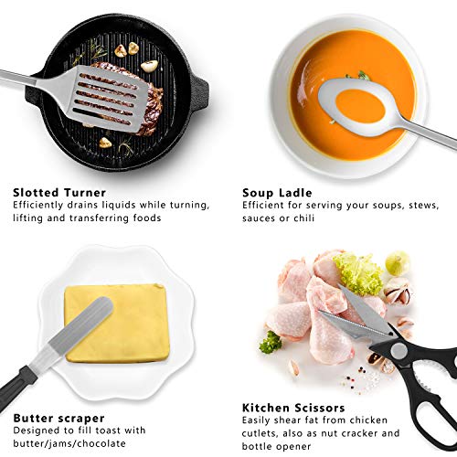 27-Piece Portable Stainless Steel Camping Utensil Set