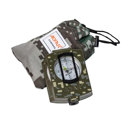 AOFAR Military Compass for Hiking and Hunting
