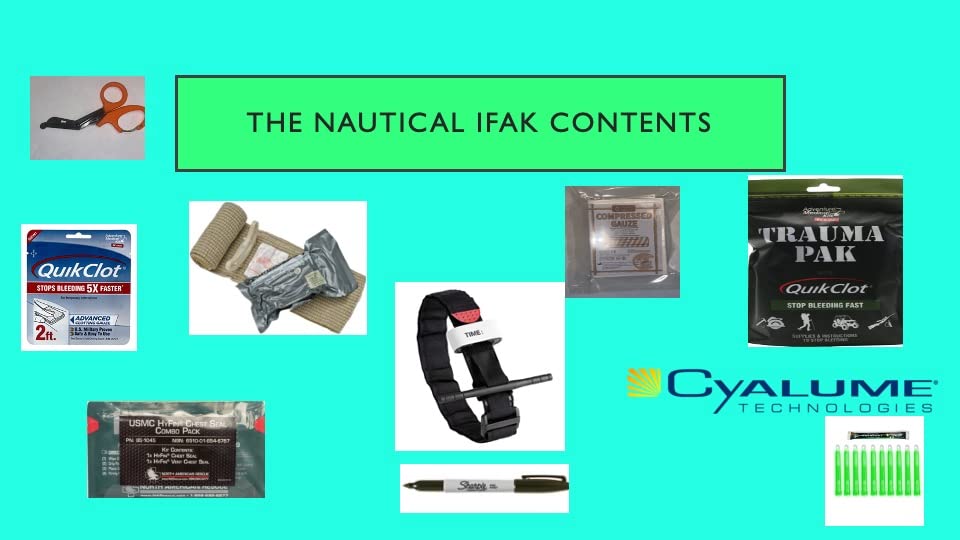 Nautical IFAK Premium First Aid Kit - Orange