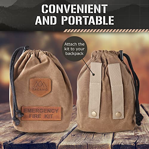 15-Piece Waterproof Fire Starter Survival Kit