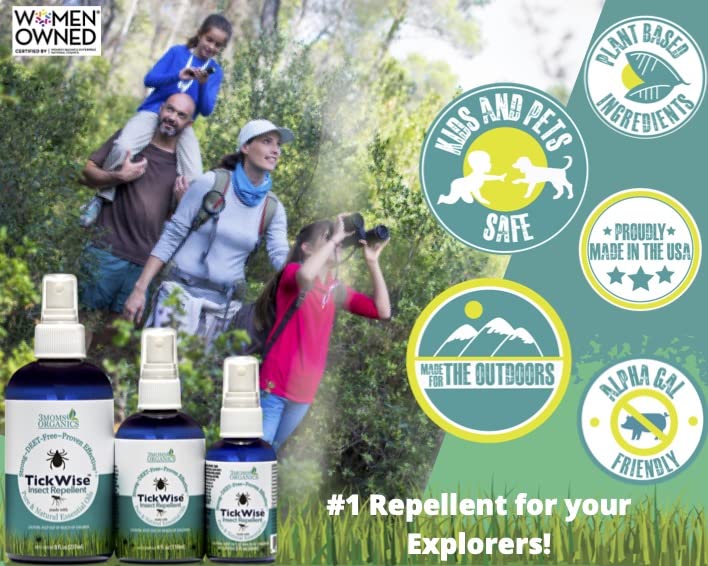 TickWise Organic Tick Repellent | 8oz, All-Natural