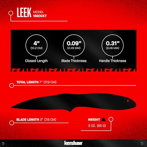 Kershaw Leek Pocket Knife with 14C28N Blade