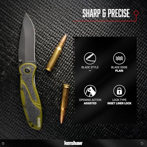 Olive/Black Kershaw Blur Pocket Knife