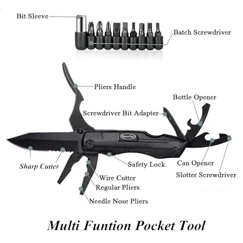 RoverTac Multitool Knife for Survival and Camping
