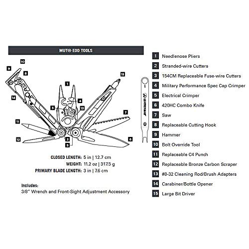 LEATHERMAN MUT EOD Multi-tool for Military Technicians