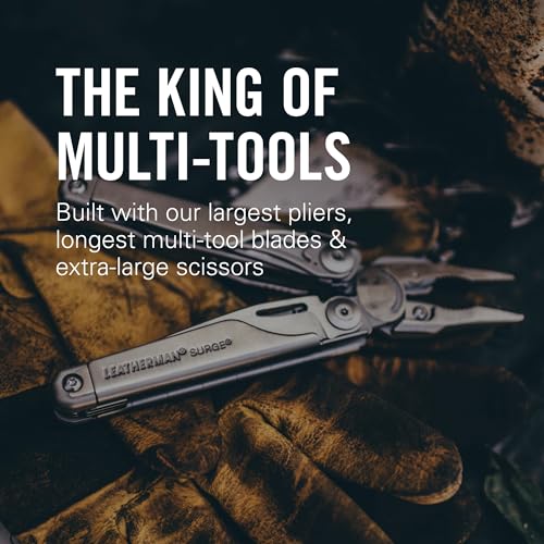 LEATHERMAN Surge Multitool with Replaceable Cutters & Scissors