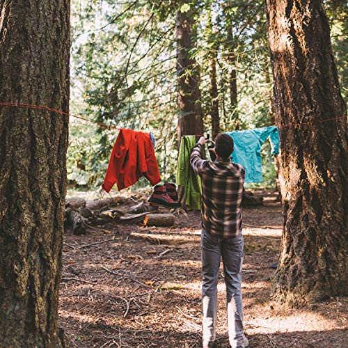 550 Paracord and Carabiner Combo for Camping, Survival - Orange