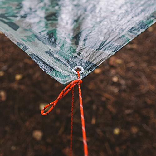 550 Paracord and Carabiner Combo for Camping, Survival - Orange