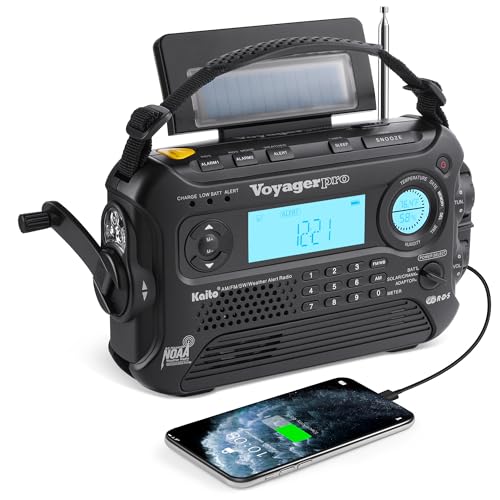 Kaito Voyager Pro KA600 Digital Emergency Radio | Solar | Hand Crank