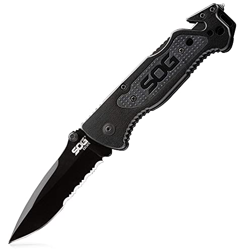 SOG Escape Tactical Folding Knife - Emergency Tool