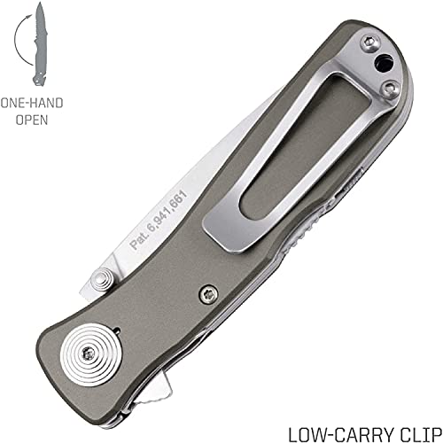 SOG Twitch II Folding Knife, silver