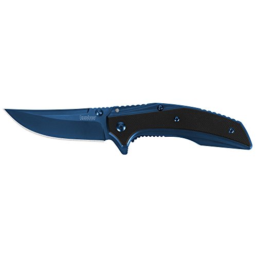Kershaw Outright Blue Pocketknife; 3" Blade; G10 Handle