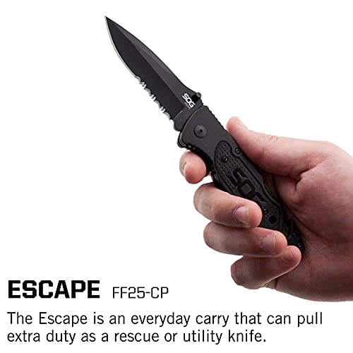 SOG Escape Tactical Folding Knife - Emergency Tool