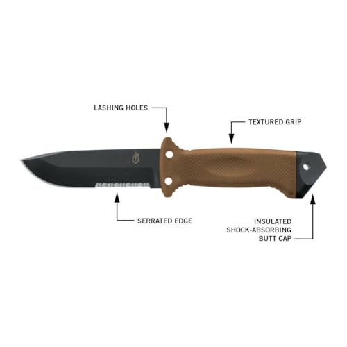 Gerber LMF II Infantry Knife, Coyote Brown [22-01463]