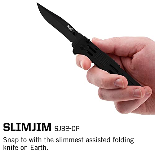 SOG SlimJim Black Folding Pocket Knife