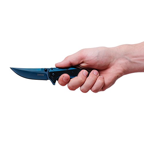 Kershaw Outright Blue Pocketknife; 3" Blade; G10 Handle