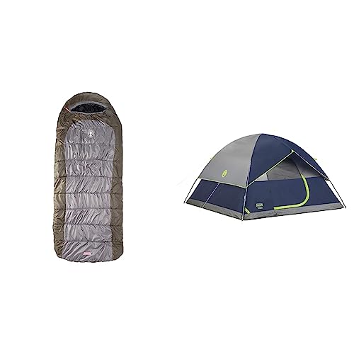 Coleman Cold-Weather Sleeping Bag & 2-Person Tent