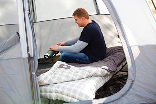 Coleman Heritage Big & Tall Cold-Weather Sleeping Bag & 2-Person Sundome Tent, Navy