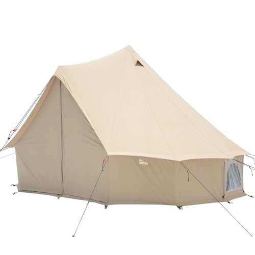 Regatta Canvas Bell Tent 13' - Stove Jack, Waterproof