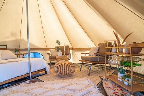 Regatta Canvas Bell Tent 13' - Stove Jack, Waterproof