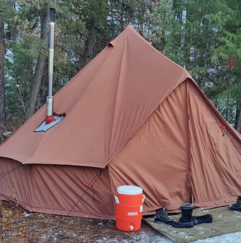 Regatta Canvas Bell Tent 13' - Stove Jack, Waterproof