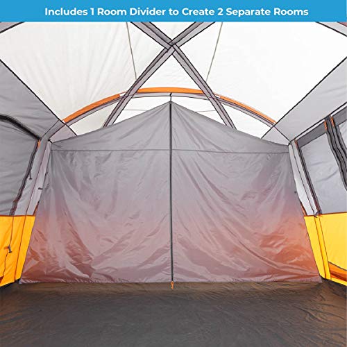 12 Person Outdoor Camping Tent with Storage Pockets