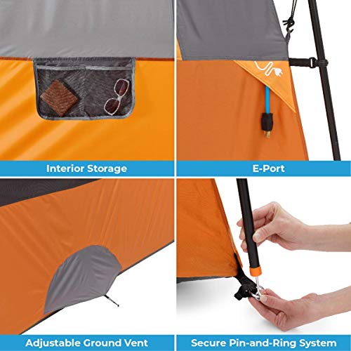 12 Person Outdoor Camping Tent with Storage Pockets