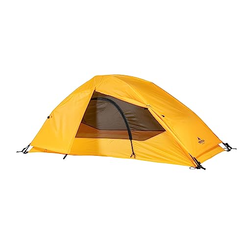 TETON Sports Vista 1 Quick Tent; 1 Person Dome Camping Tent; Easy Instant Setup, Yellow, 80"" x 37"" x 34""" (2001YL)
