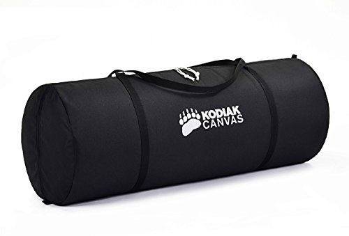 KODIAK CANVAS 1-Person Canvas Swag Tent with Sleeping Pad, Olive, One Size