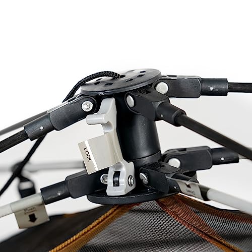 TETON Sports Vista 1 Quick Tent; 1 Person Dome Camping Tent; Easy Instant Setup, Yellow, 80"" x 37"" x 34""" (2001YL)