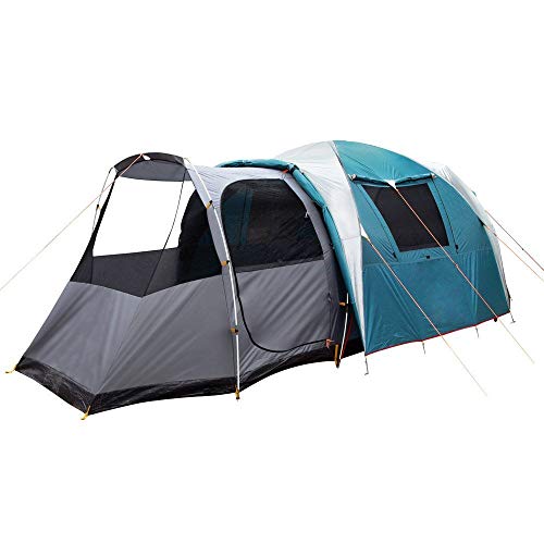 NTK Arizona GT 9-10 Person Tent for Family Camping | 17x8 ft Camping Tent with 2 Rooms, 2 Doors, 100% Waterproof Dome & Breathable Mesh | Outdoor Tent | 2500 mm Warm & Cold Weather Family Tent