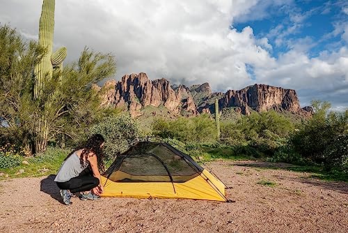 TETON Sports Vista 1 Quick Tent; 1 Person Dome Camping Tent; Easy Instant Setup, Yellow, 80"" x 37"" x 34""" (2001YL)