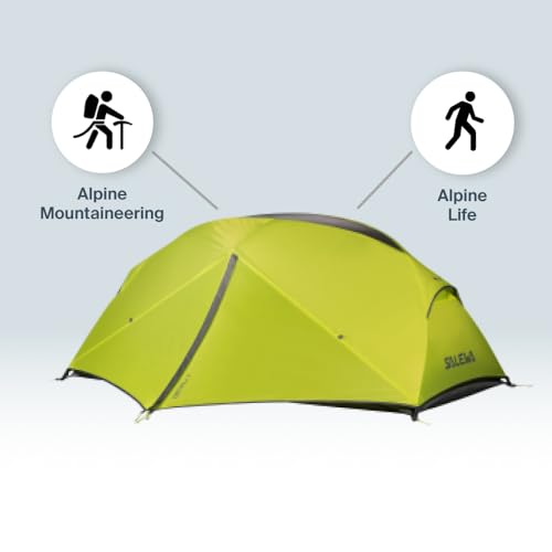 Salewa Denali II Tent: 2-Person 3-Season Cactus/Grey, One Size