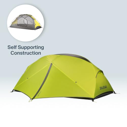 Salewa Denali II Tent: 2-Person 3-Season Cactus/Grey, One Size