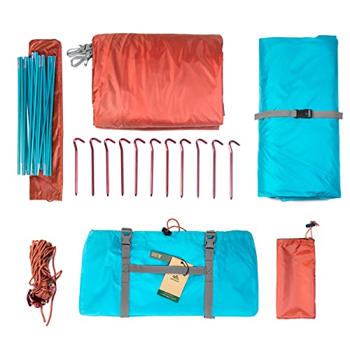 Unigear Space Dome 2 Person Tent- Spacious 2 Door/Vestibules Waterproof Tents for Camping Backpacking Hiking Fishing Travel - Ventilated