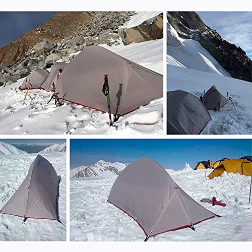 HYSENM Camping Tent 1 Person for Backpacking Waterproof Windproof Tents for Camping Hiking Easy Setup Lightweight 4-Season One Person Tent for Outdoor Travel