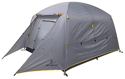 Browning Camping Glacier 4-Person Tent - Charcoal/Gray