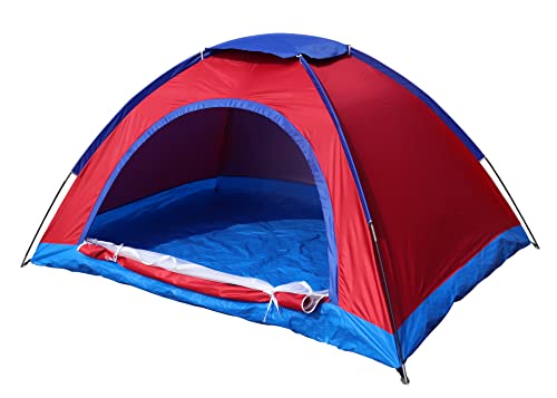 HOMECUTE Outdoor 2 Person Camping Tent (Red)