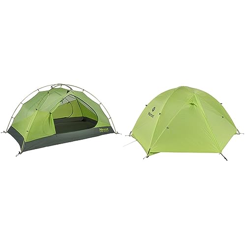 Marmot Crane Creek 2-Person Backpacking and Camping Tent & Crane Creek 2-Person Ultralight Backpacking and Camping Tent, Macaw Green/Crocodile