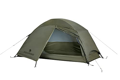 Ferrino Tent NEMESI 1 Pro FR Tent, Adults Unisex, Olive Green (Green), One Size