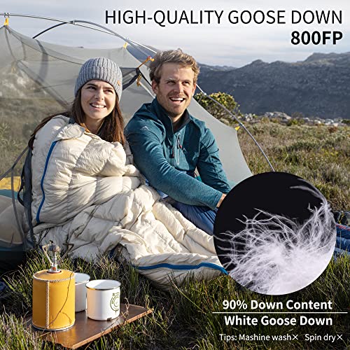 Ultralight Goose Down Sleeping Bag - Compact & Lightweight