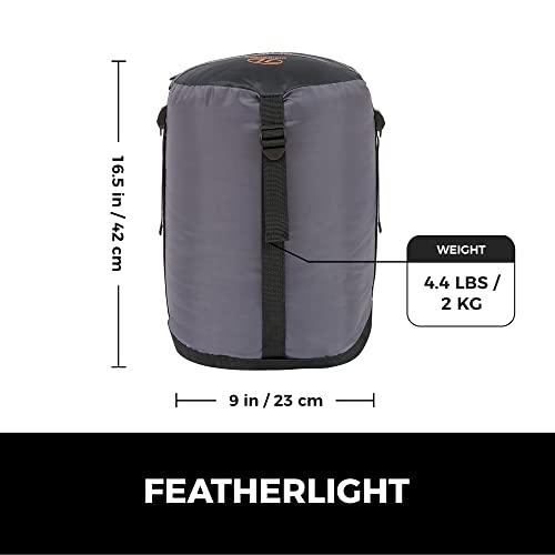 Highlander Mummy Adults Sleeping Bag - All-Season Comfort