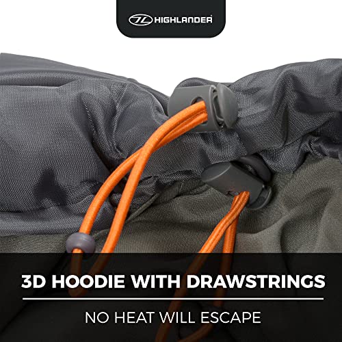 Highlander Mummy Adults Sleeping Bag - All-Season Comfort