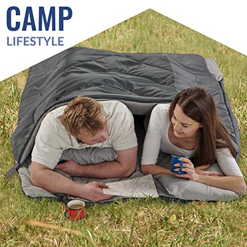 VENTURE 4TH Double Sleeping Bag - Lightweight & Water Resistant