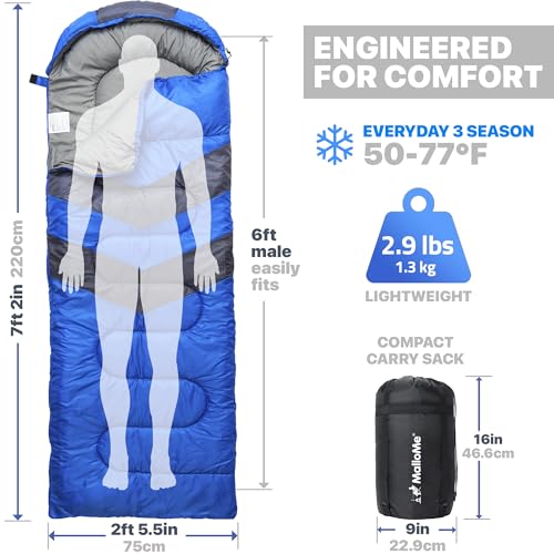 Adults' and Kids' MalloMe Sleeping Bags - Cold Weather