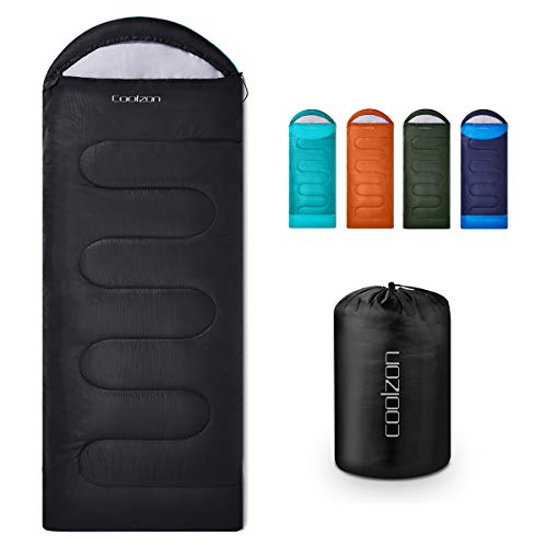 Coolzon Lightweight Sleeping Bag for All Season Camping